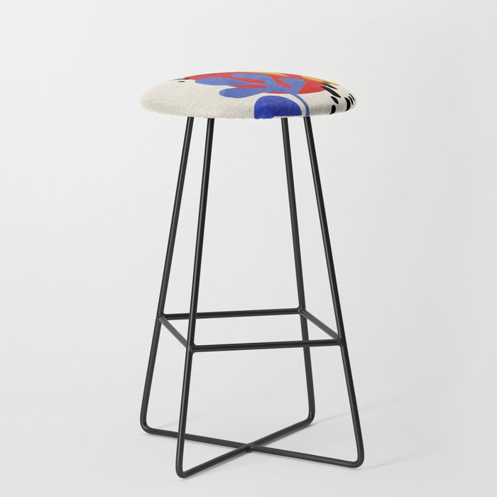 Blue Leaf Willow Stool Gallery Image 1