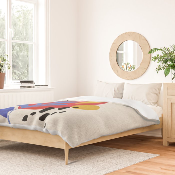 Blue Leaf Willow Duvet Cover Gallery Image 2