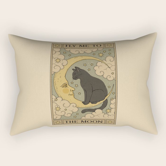 Fly Me to The Moon Rectangular Pillow Gallery Image 2