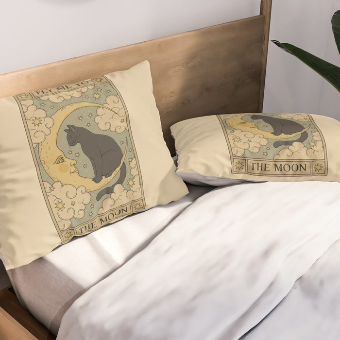 Fly Me to The Moon Pillow Sham Gallery Image 2