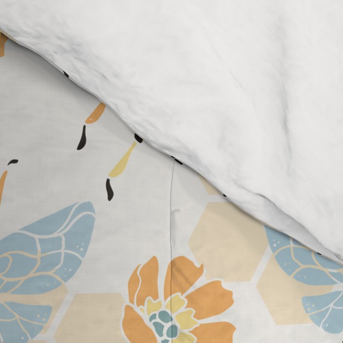 Honey Bee Abstract Pattern Comforter Gallery Image 4
