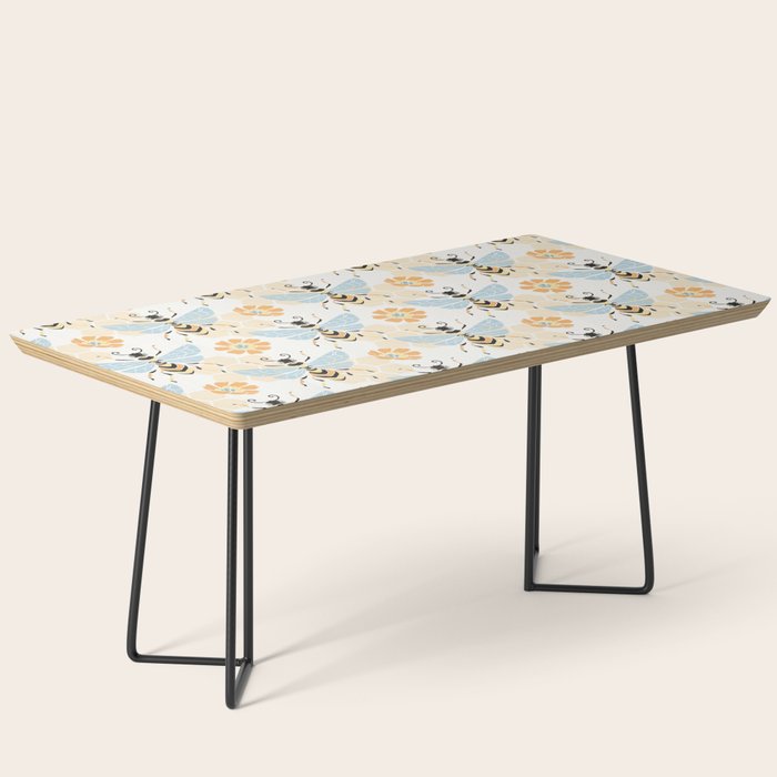Honey Bee Abstract Pattern Coffee Table Gallery Image 1