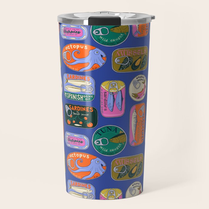 Sardines and Other Tinned Fish Travel Mug Gallery Image 1