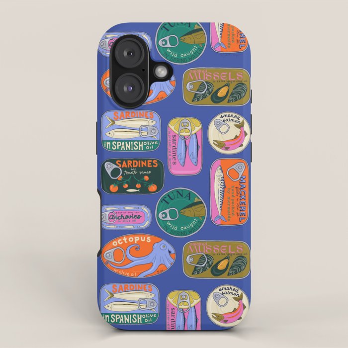 Sardines And Other Tinned Fish Iphone Case Gallery Image 1