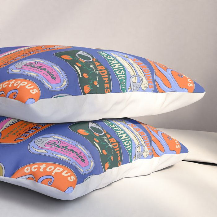 Sardines and Other Tinned Fish Pillow Sham Gallery Image 3