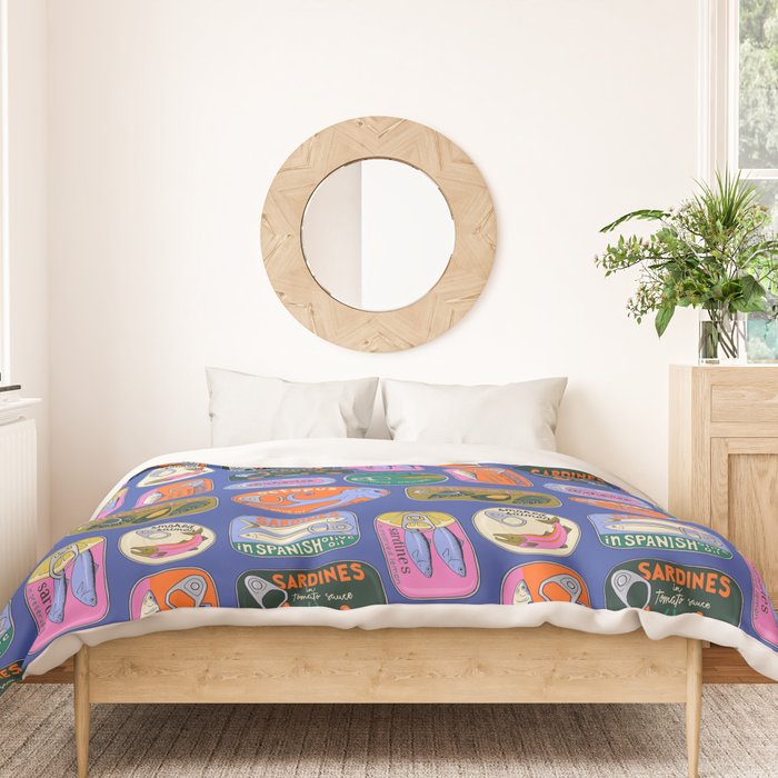 Sardines and Other Tinned Fish Duvet Cover Gallery Image 3