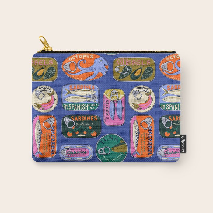 Sardines and Other Tinned Fish Carry All Pouch Gallery Image 1