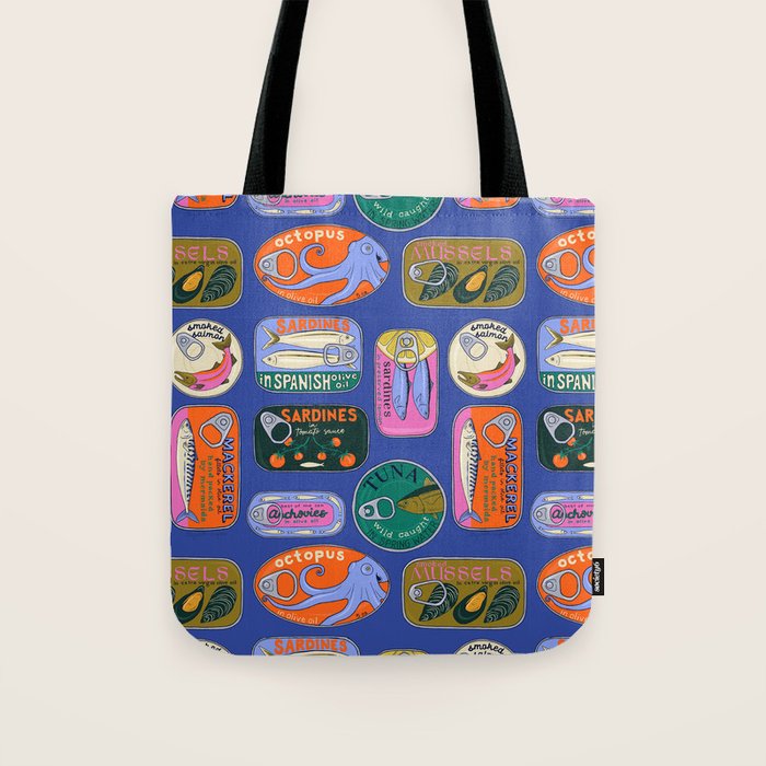 Sardines and Other Tinned Fish Tote Bag Gallery Image 1