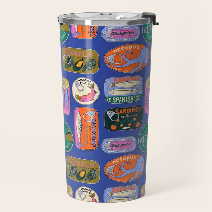 Sardines and Other Tinned Fish Travel Mug Gallery Image 2