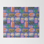 Sardines and Other Tinned Fish Throw Blanket Gallery Image 2