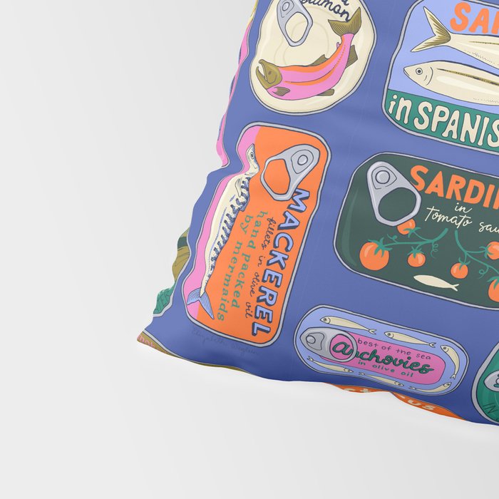 Sardines and Other Tinned Fish Pillow Sham Gallery Image 4