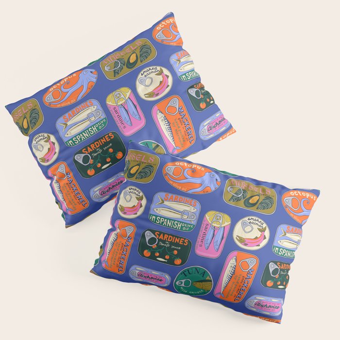 Sardines and Other Tinned Fish Pillow Sham Gallery Image 3