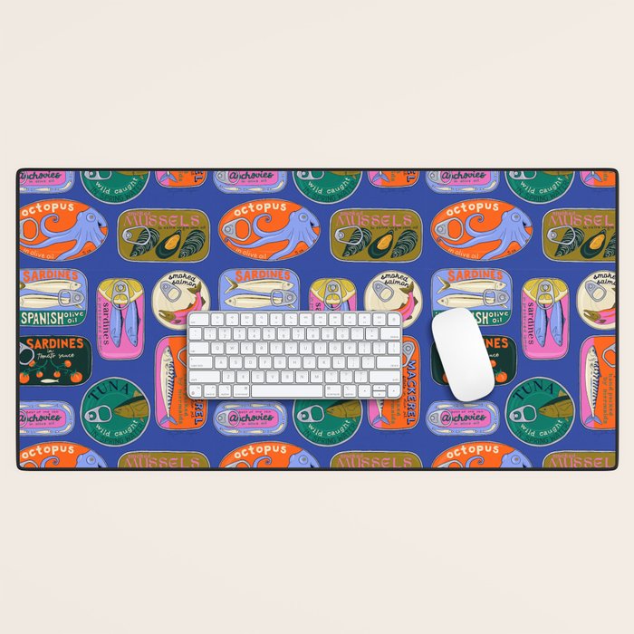 Sardines and Other Tinned Fish Desk Mat Gallery Image 1