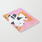 Checkered Urn Pink Orange Geometric Background Notebook Gallery Image 2