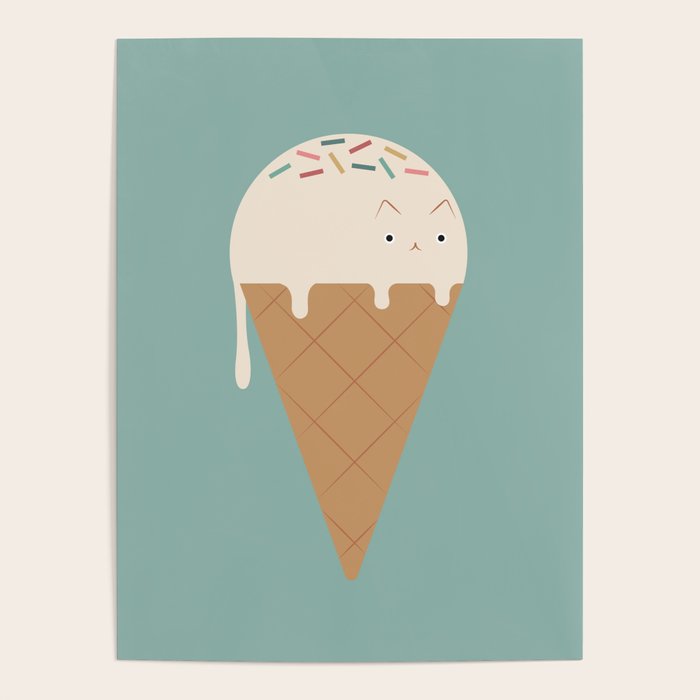 Ice Cream Cat Poster Gallery Image 4