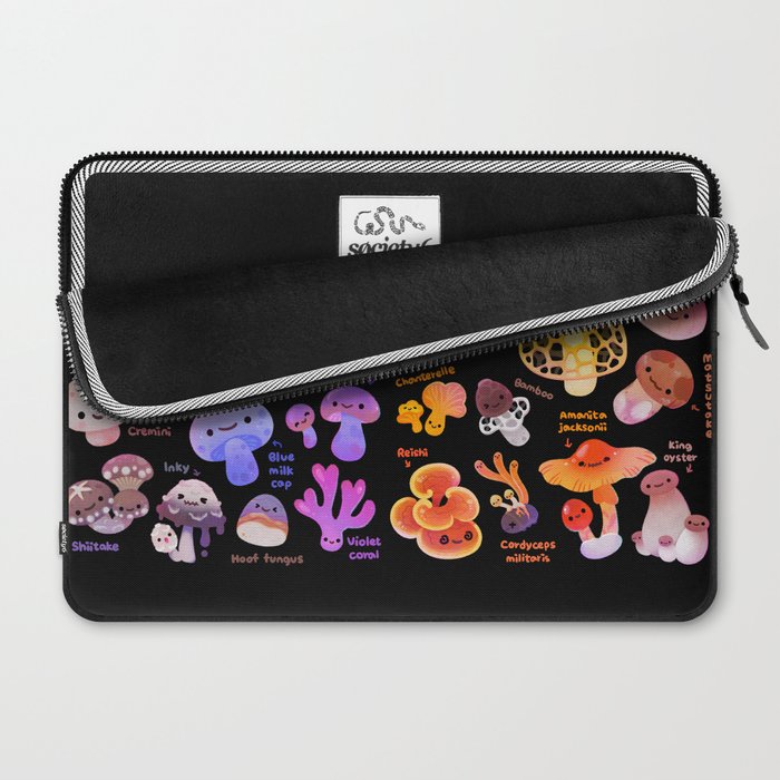 Mushroom - name Laptop Sleeve Gallery Image 2