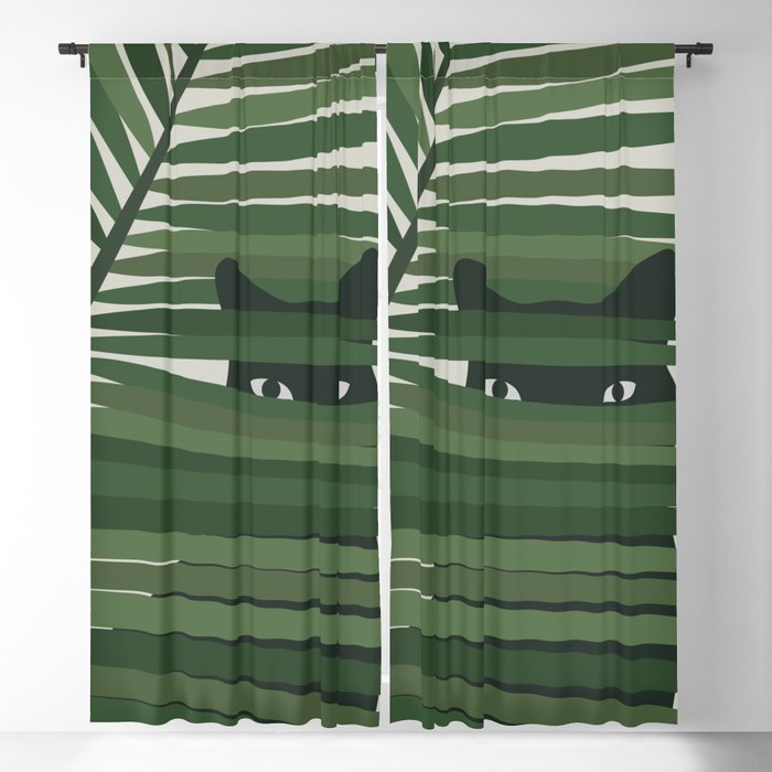 Cat and Plant 53 Window Curtain Gallery Image 5