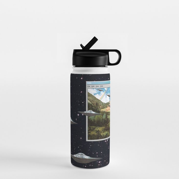 Ctrl+Alt+Del // Returning UFOs Water Bottle Gallery Image 1