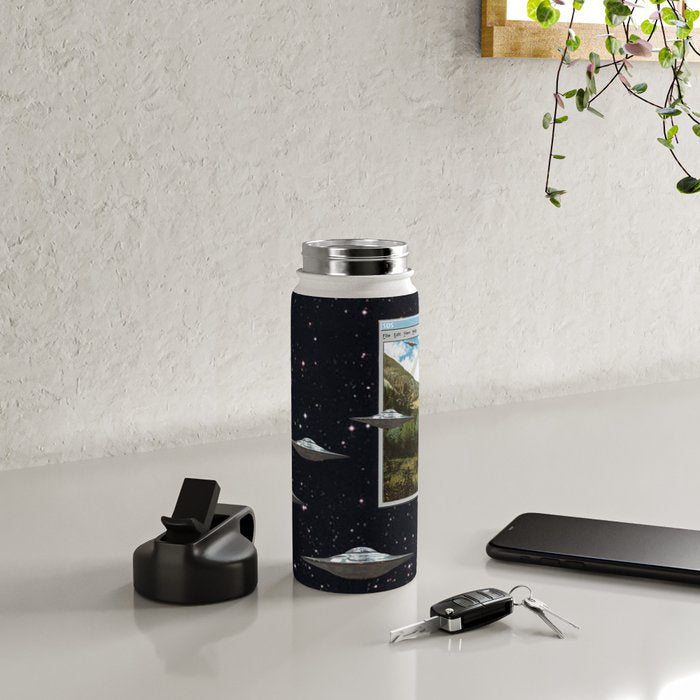 Ctrl+Alt+Del // Returning UFOs Water Bottle Gallery Image 4
