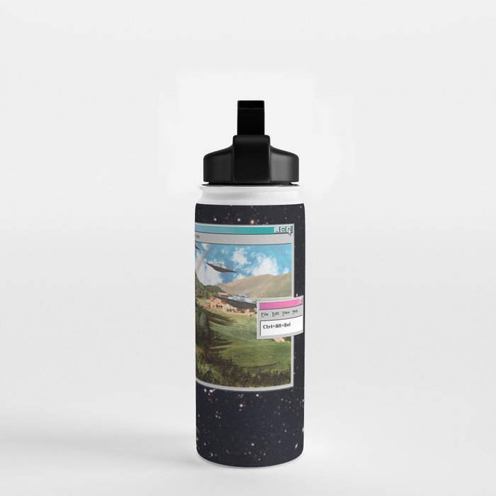Ctrl+Alt+Del // Returning UFOs Water Bottle Gallery Image 2