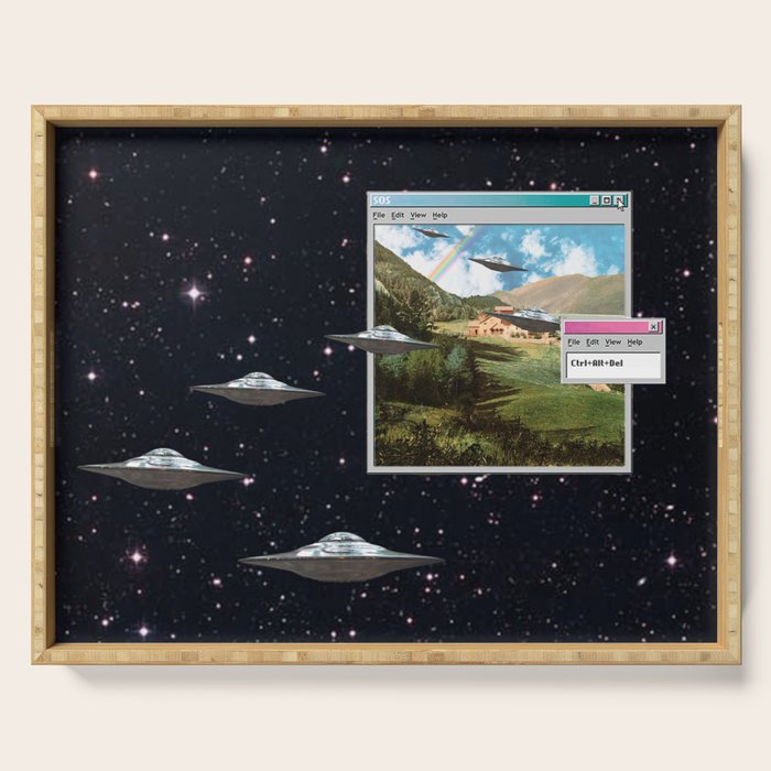 Ctrl+Alt+Del // Returning UFOs Serving Tray Gallery Image 1