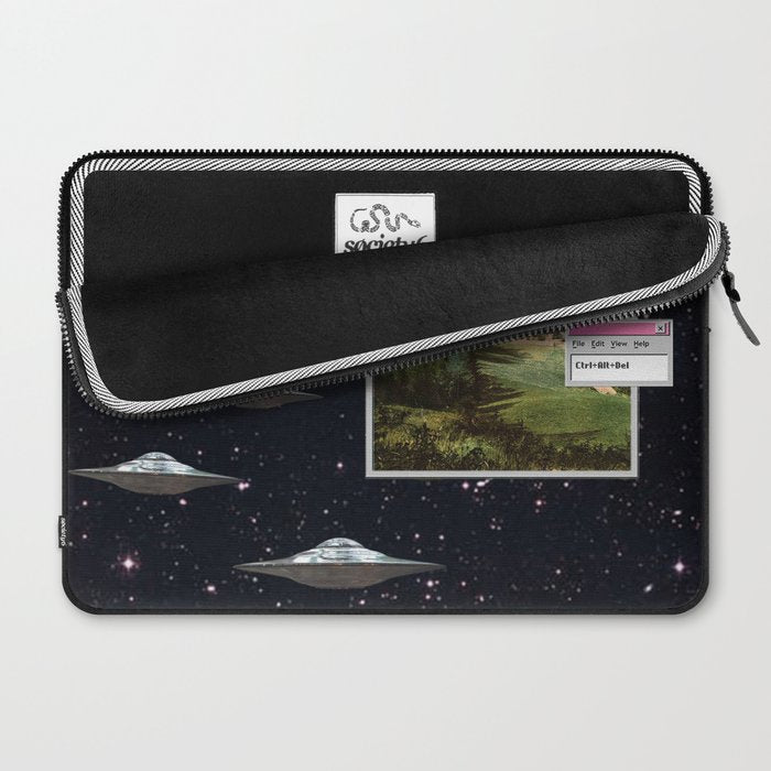 Ctrl+Alt+Del // Returning UFOs Laptop Sleeve Gallery Image 2