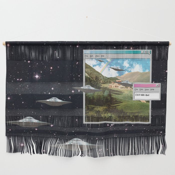Ctrl+Alt+Del // Returning UFOs Wall Hanging Gallery Image 1