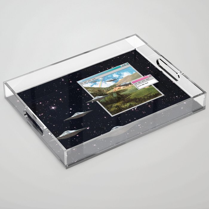 Ctrl+Alt+Del // Returning UFOs Acrylic Tray Gallery Image 1
