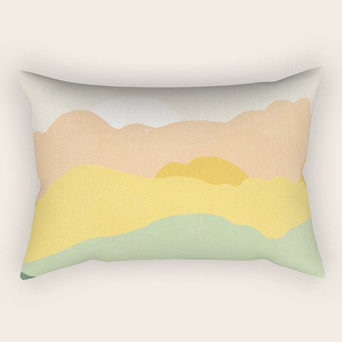 Landscape No6 Rectangular Pillow Gallery Image 1