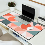 Mid Century Modern  Geometric 06 Desk Mat Gallery Image 2