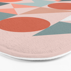 Mid Century Modern  Geometric 06 Bath Mat Gallery Image 3
