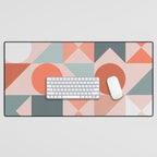 Mid Century Modern  Geometric 06 Desk Mat Gallery Image 1