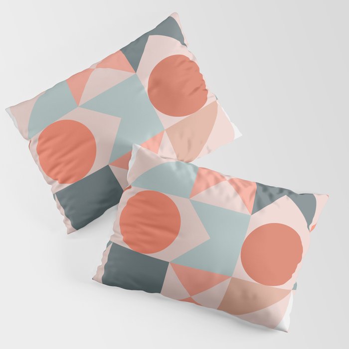 Mid Century Modern  Geometric 06 Pillow Sham Gallery Image 3