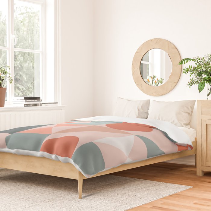 Mid Century Modern  Geometric 06 Duvet Cover Gallery Image 2