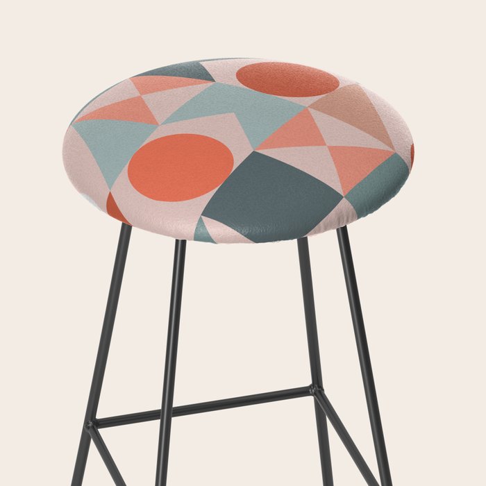Mid Century Modern  Geometric 06 Stool Gallery Image 2