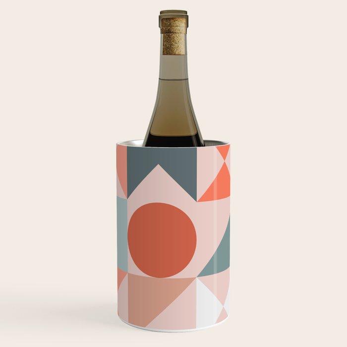 Mid Century Modern  Geometric 06 Wine Chiller Gallery Image 3