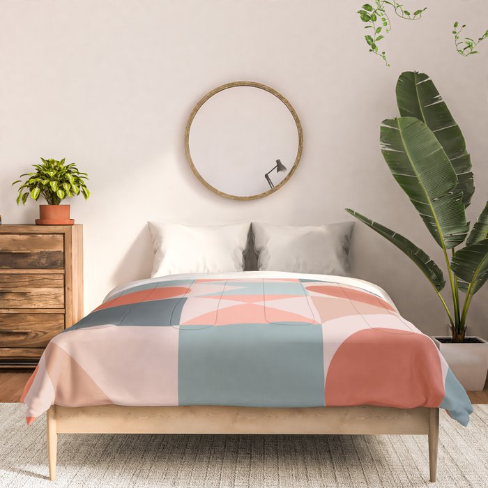 Mid Century Modern  Geometric 06 Comforter Gallery Image 3