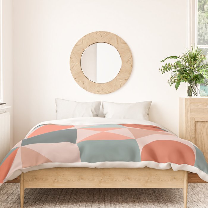 Mid Century Modern  Geometric 06 Duvet Cover Gallery Image 3