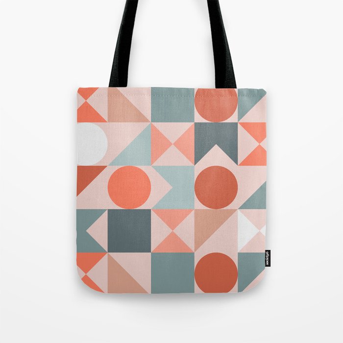 Mid Century Modern  Geometric 06 Tote Bag Gallery Image 1