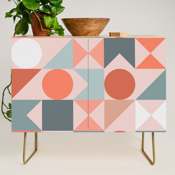 Mid Century Modern  Geometric 06 Credenza Gallery Image 1