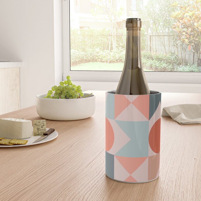 Mid Century Modern  Geometric 06 Wine Chiller Gallery Image 4