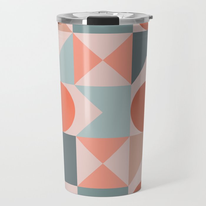Mid Century Modern  Geometric 06 Travel Mug Gallery Image 1