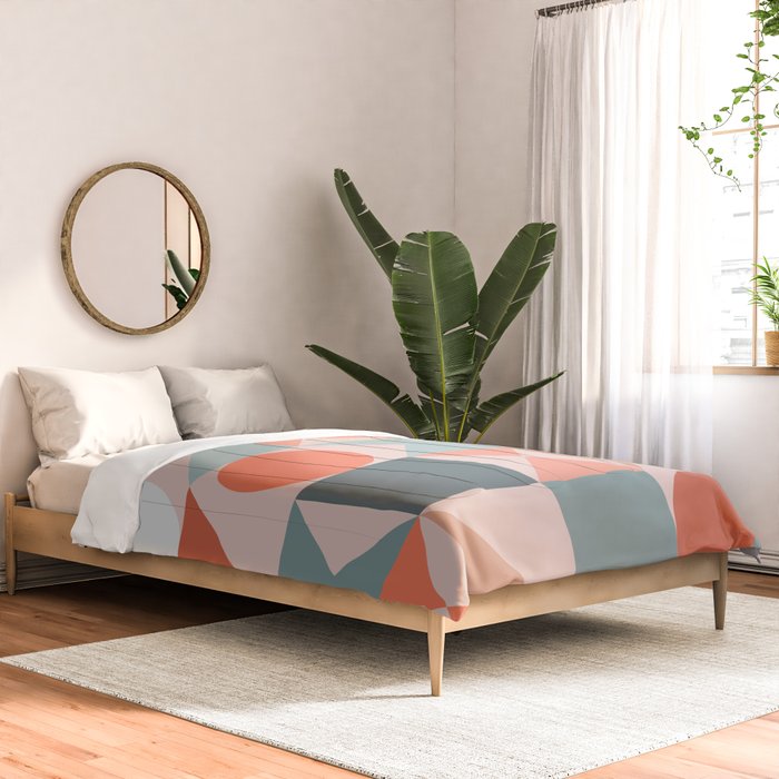 Mid Century Modern  Geometric 06 Comforter Gallery Image 2