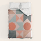 Mid Century Modern  Geometric 06 Duvet Cover Gallery Image 6