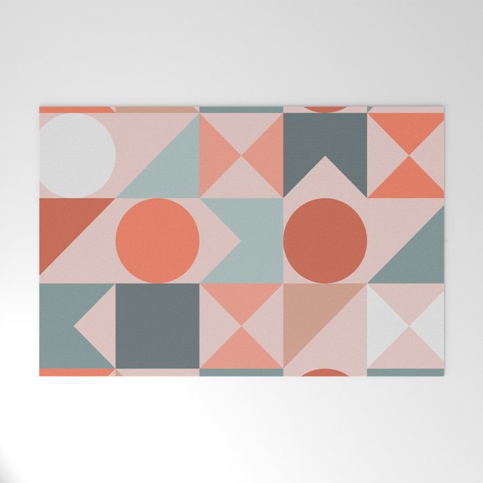 Mid Century Modern  Geometric 06 Welcome Mat Gallery Image 1