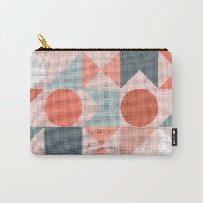 Mid Century Modern  Geometric 06 Carry All Pouch Gallery Image 1
