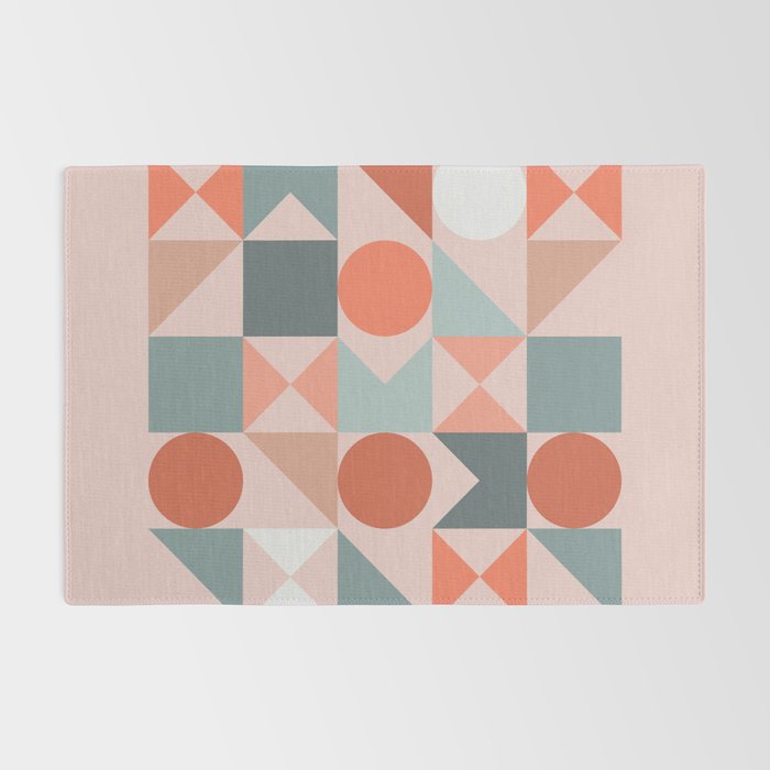 Mid Century Modern  Geometric 06 Rug Gallery Image 2
