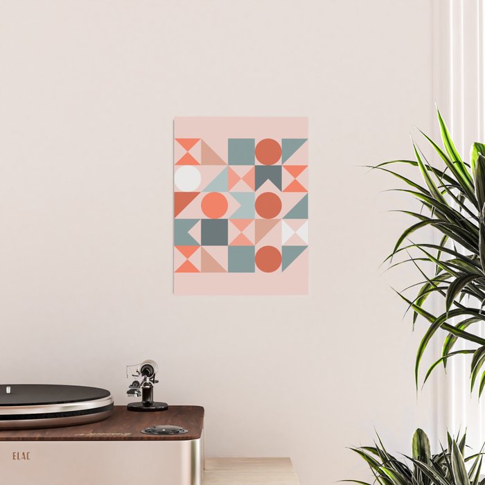 Mid Century Modern  Geometric 06 Poster Gallery Image 2