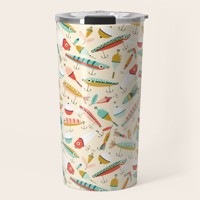Fishing Lures Travel Mug Gallery Image 1