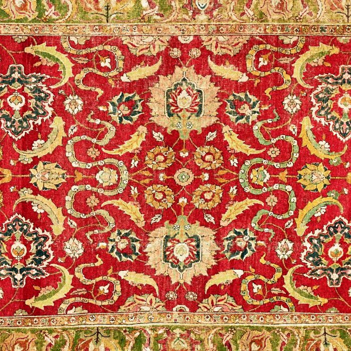 Isphahan Antique Central Persian Rug Print Coffee Mug Gallery Image 2
